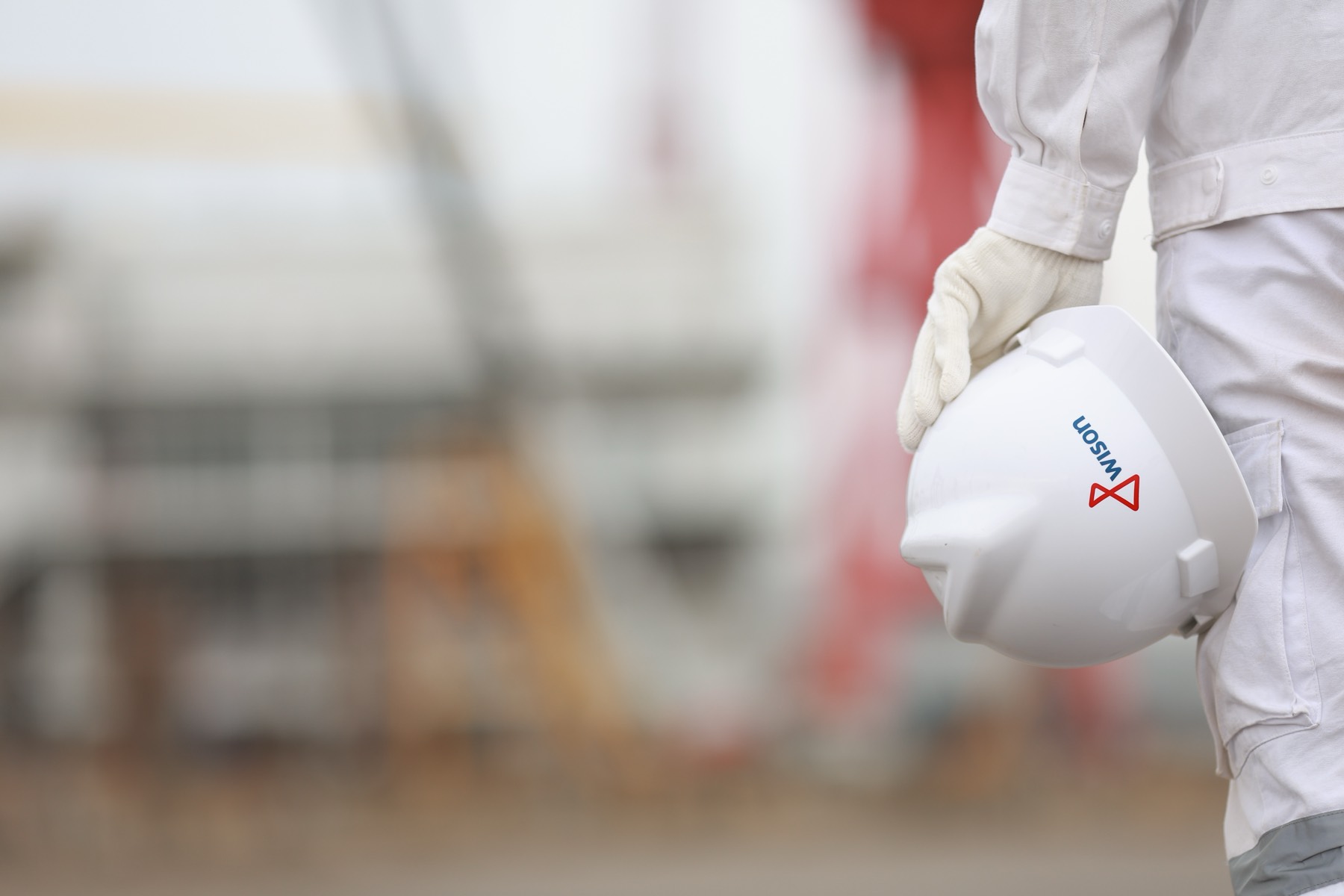 Wison specialist working on site